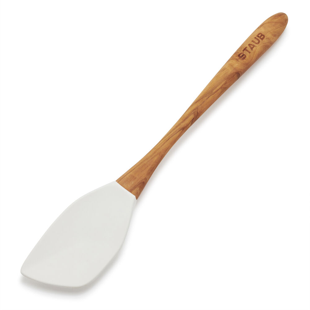 Staub Olivewood & Silicone Spoon Spatula Sur La Table