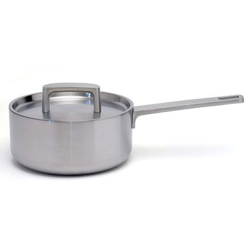 BergHOFF Ron 5-ply Stainless Steel Saucepan with Lid, 2.1 qt.