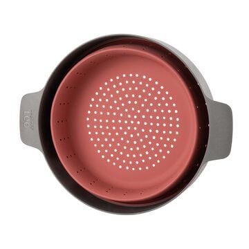 BergHOFF Leo Silicone 2-in-1 Steamer and Strainer, 10&#34;