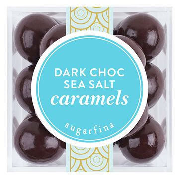 Sugarfina Dark Chocolate Sea Salt Caramels, Large Cube