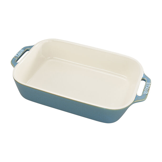 Staub Rustic Ceramic Bakers, Turquoise