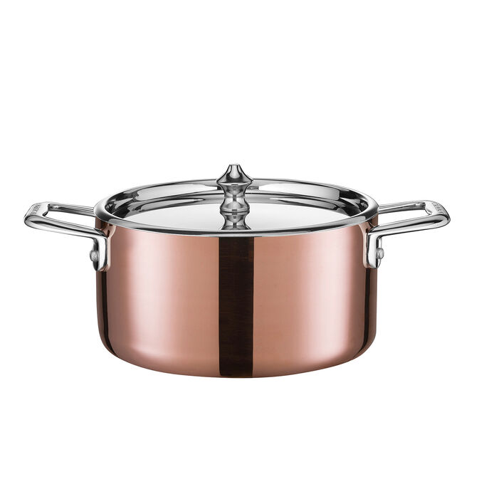 Scanpan Maitre D Copper Mini Dutch Oven 1 6 Qt Sur La Table