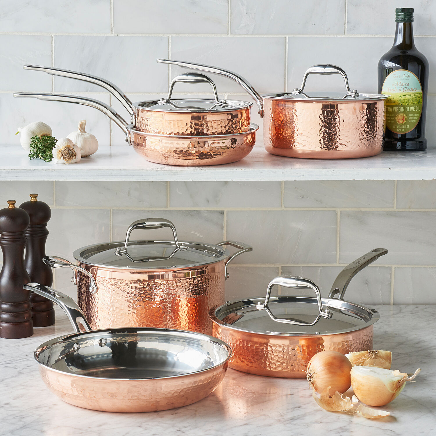 lagostina martellata hammered copper roaster