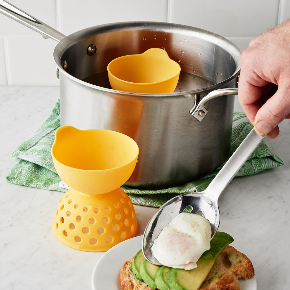 Oxo Good Grips Silicone Egg Poacher Set Of 2 Sur La Table