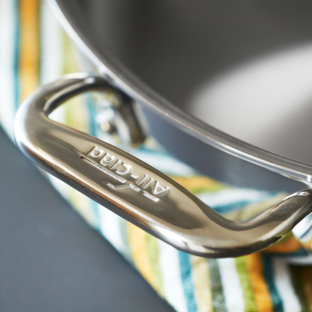 All Clad D3 Stainless Steel Covered Saute Pan Sur La Table