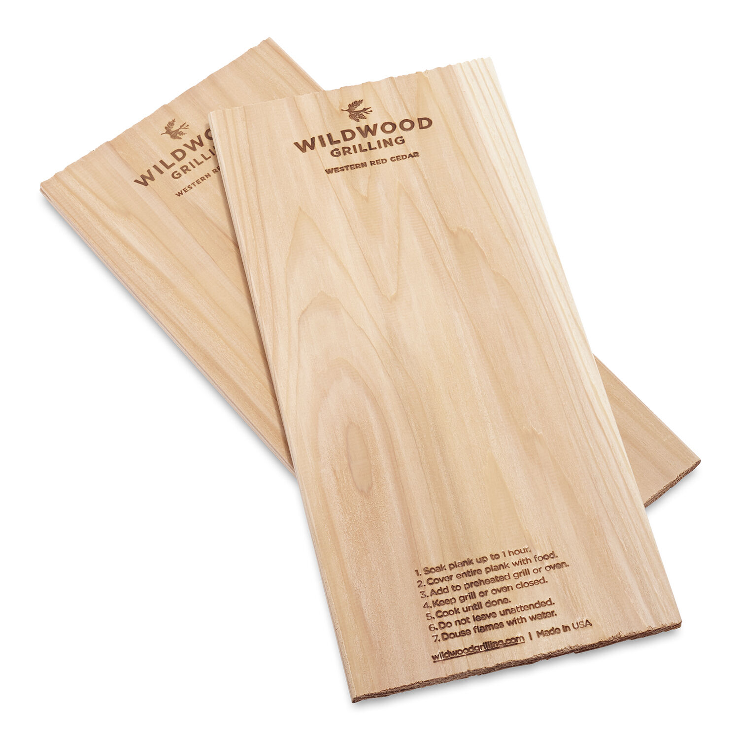 Set of 3 Cedar Grilling Planks
