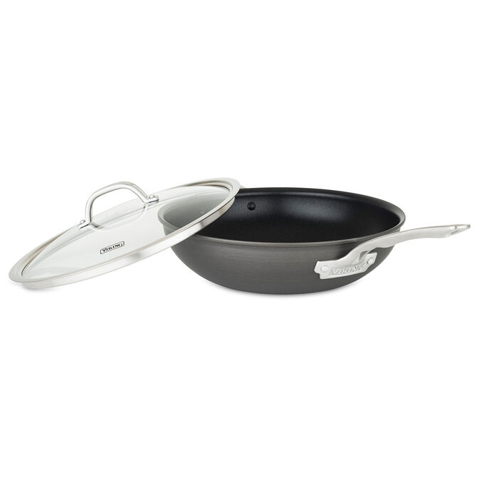 Viking Hard Anodized Nonstick Chef&#8217;s Pan with Lid, 12&#34;