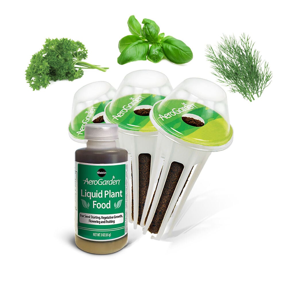 Miracle-Gro AeroGarden Gourmet Herb Seed Pod Kit, 3 Pods | Sur La Table