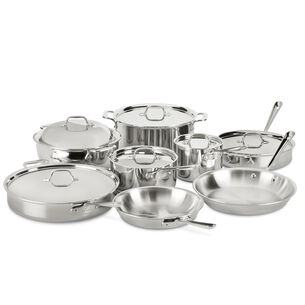 All-Clad d3 Stainless Steel 14-Piece Cookware Set