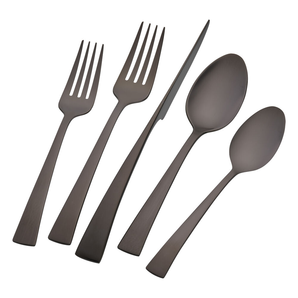 Zwilling J A Henckels Bellasera Black Flatware Set 20 Piece Set Sur La Table Shop for black flatware at bed bath & beyond.