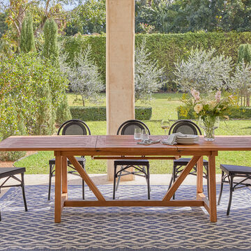 Sika Designs George Extension Outdoor Dining Table