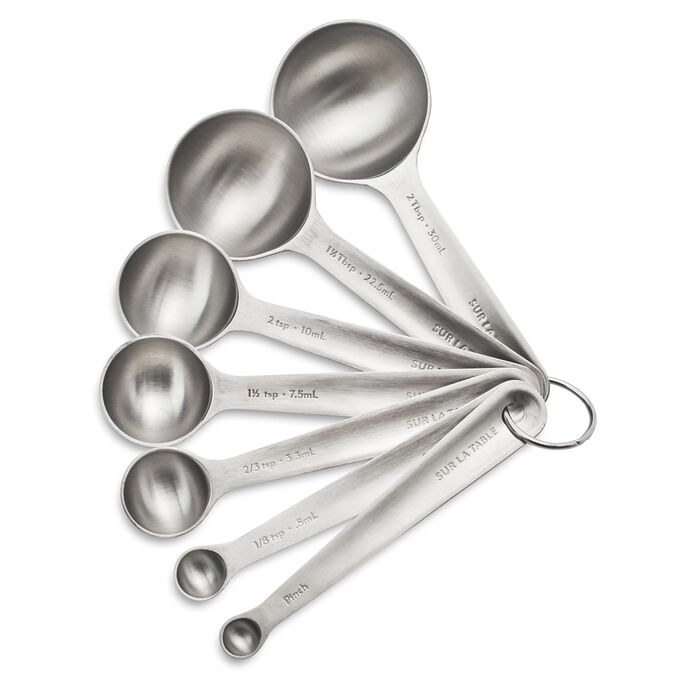 Sur La Table Odd Size Measuring Spoons Set Of 7 Sur La Table