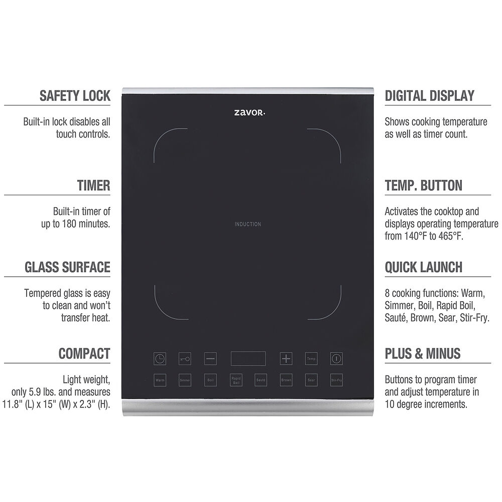 Zavor Pro Portable Induction Cooktop Sur La Table