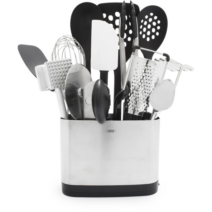 Oxo Steel 15 Piece Everyday Kitchen Tool Set Sur La Table
