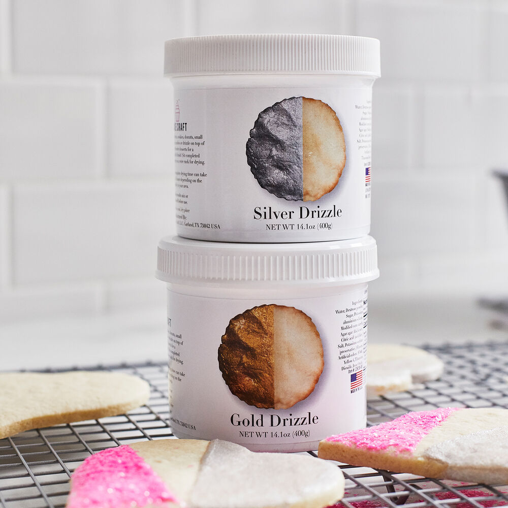 Cake Craft Metallic Drizzle 7 Oz Sur La Table