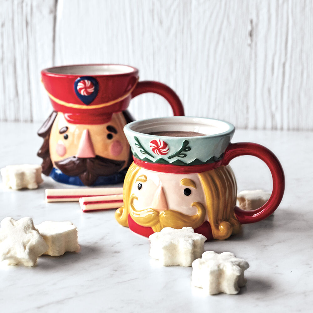Figural Nutcracker Mugs Sur La Table