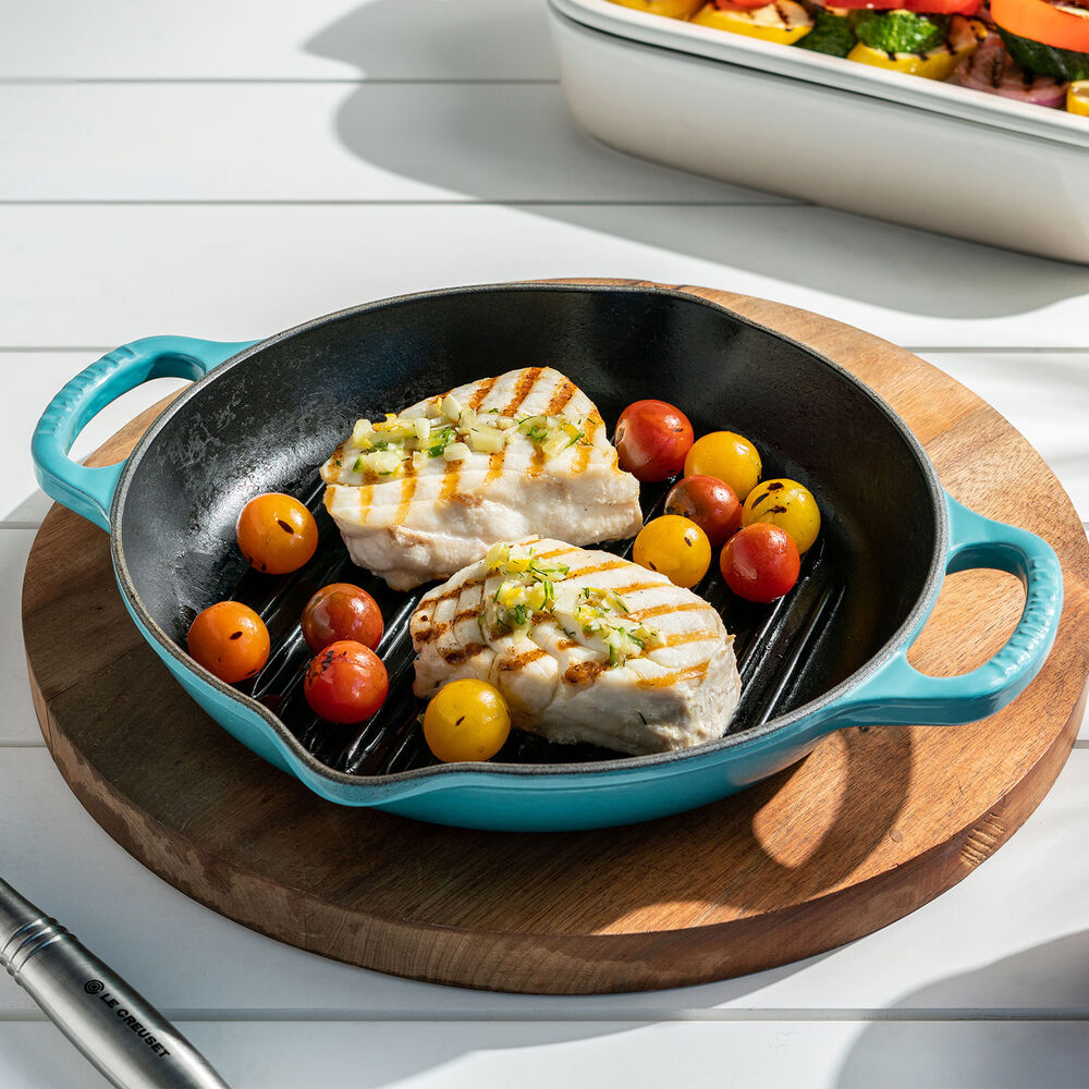 Le Creuset Deep Round Grill Pan, 9.75" Sur La Table