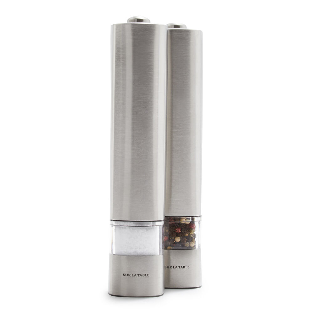 Sur La Table Electric Salt & Pepper Mills, Set of 2 Sur La Table