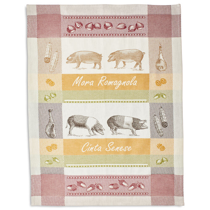 Pigs Jacquard Kitchen Towel, 30&#34; x 22&#34;