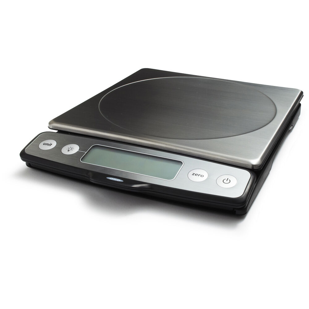 Oxo 22 Lb Stainless Steel Scale With Pull Out Display Sur La Table