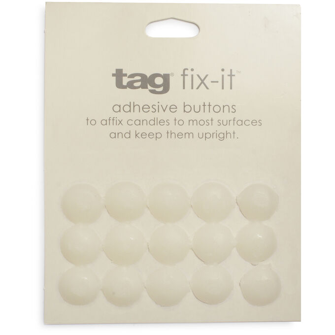 Fix-It Adhesive Buttons for Candles, 15-Piece Set