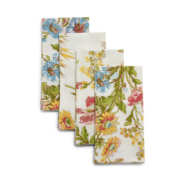 Wildflower Napkins by April Cornell, Set of 4