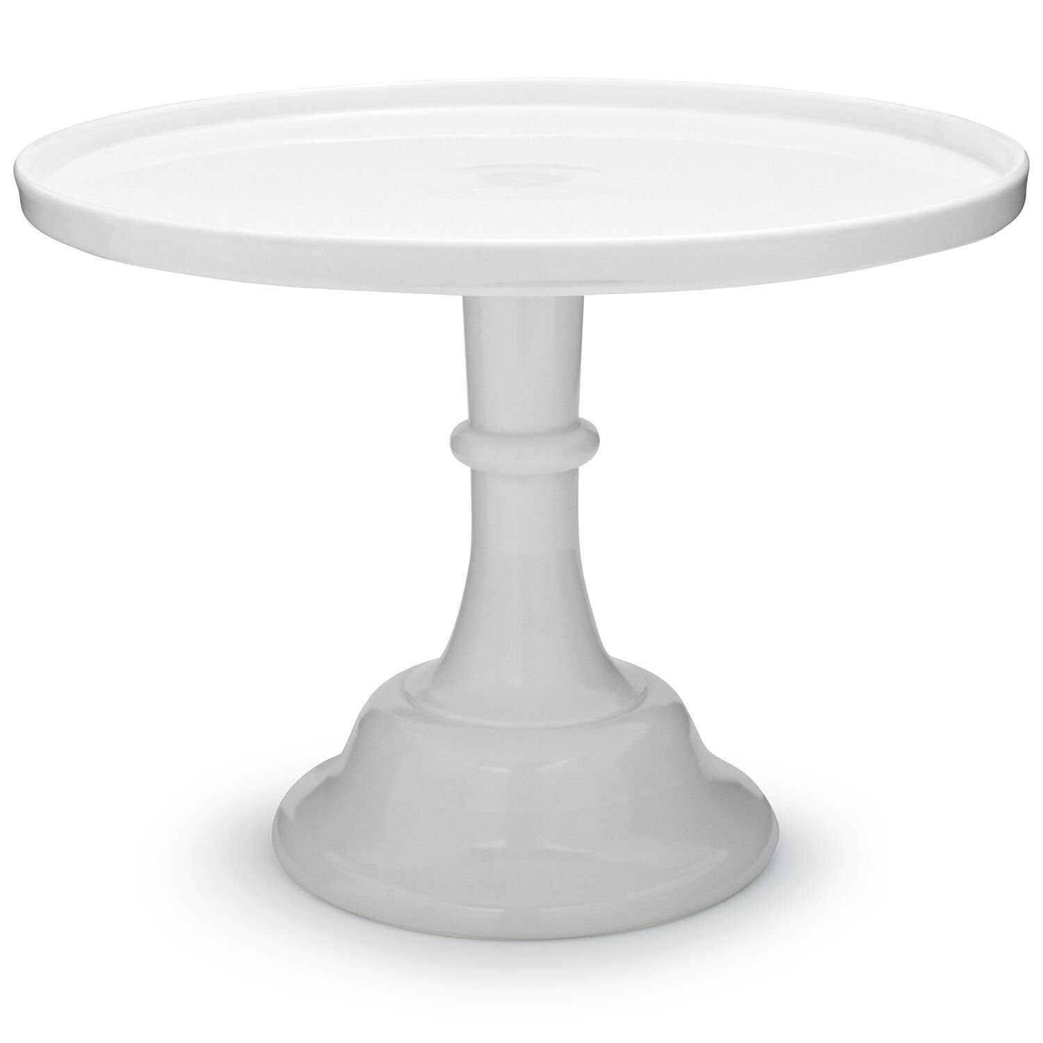 White pedestal cake plate Clearance