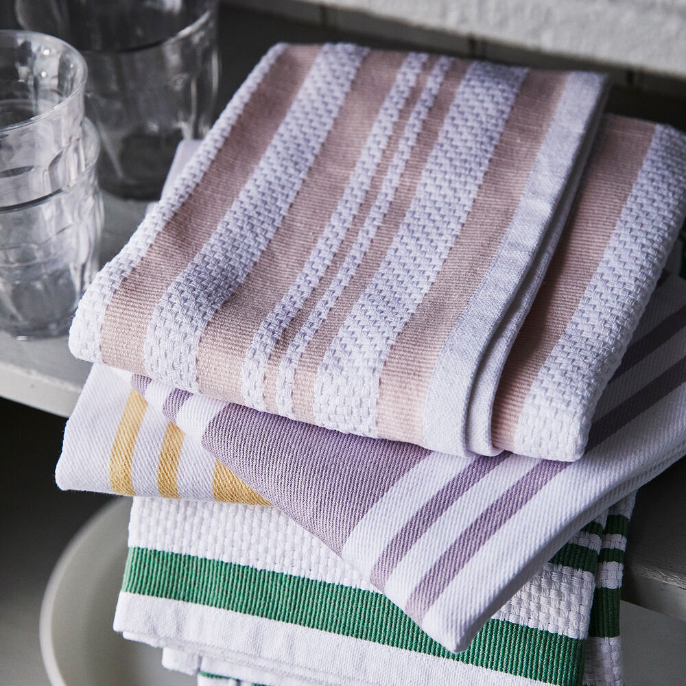 Striped Kitchen Towels 28 X 20 Set Of 3 Sur La Table