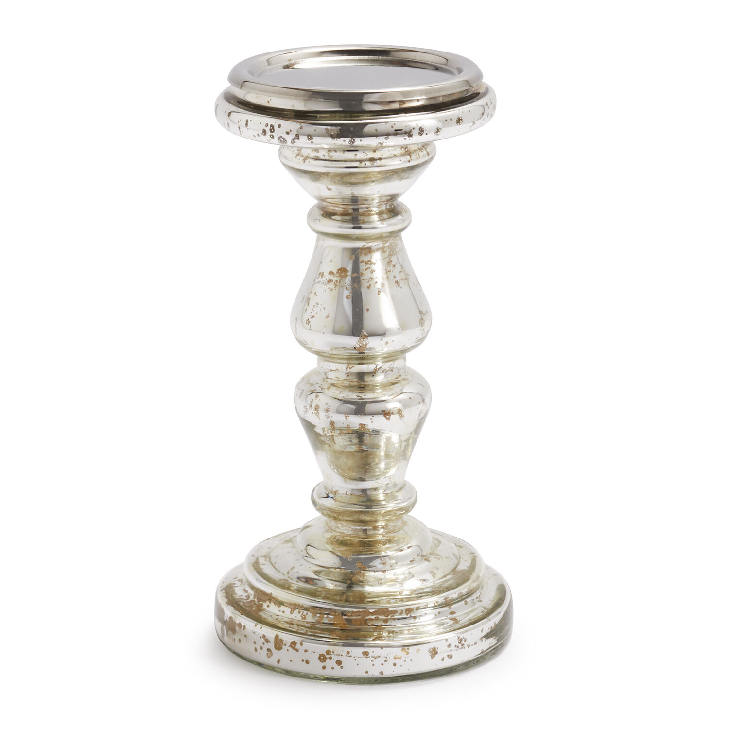 mercury glass candle holders