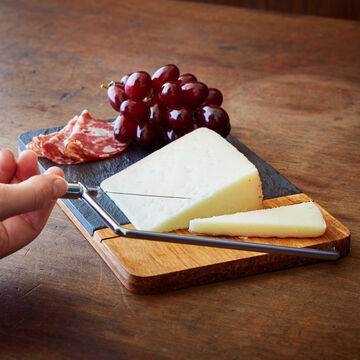 Slate Cheese Board with Slicer