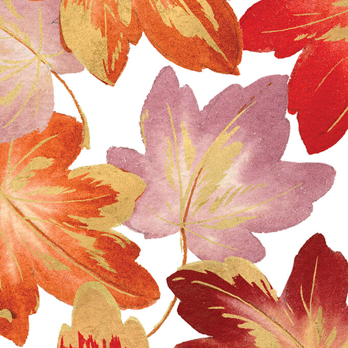 Fall Leaves Guest Napkins, Set of 15