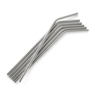 Sur La Table Stainless Steel Straws, Set of 6