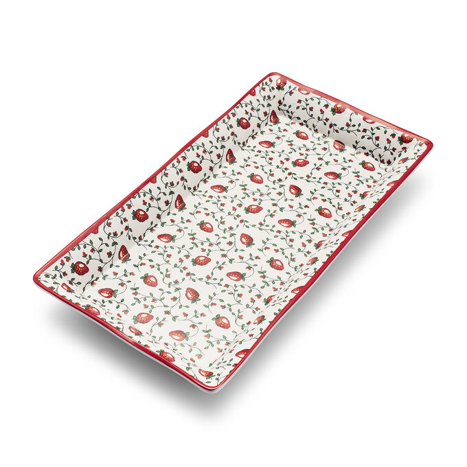 Sur La Table Strawberry Outdoor Melamine Rectangular Platter