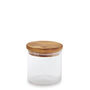 Glass Canister with Olivewood Lid Glass Canister with Olivewood Lid