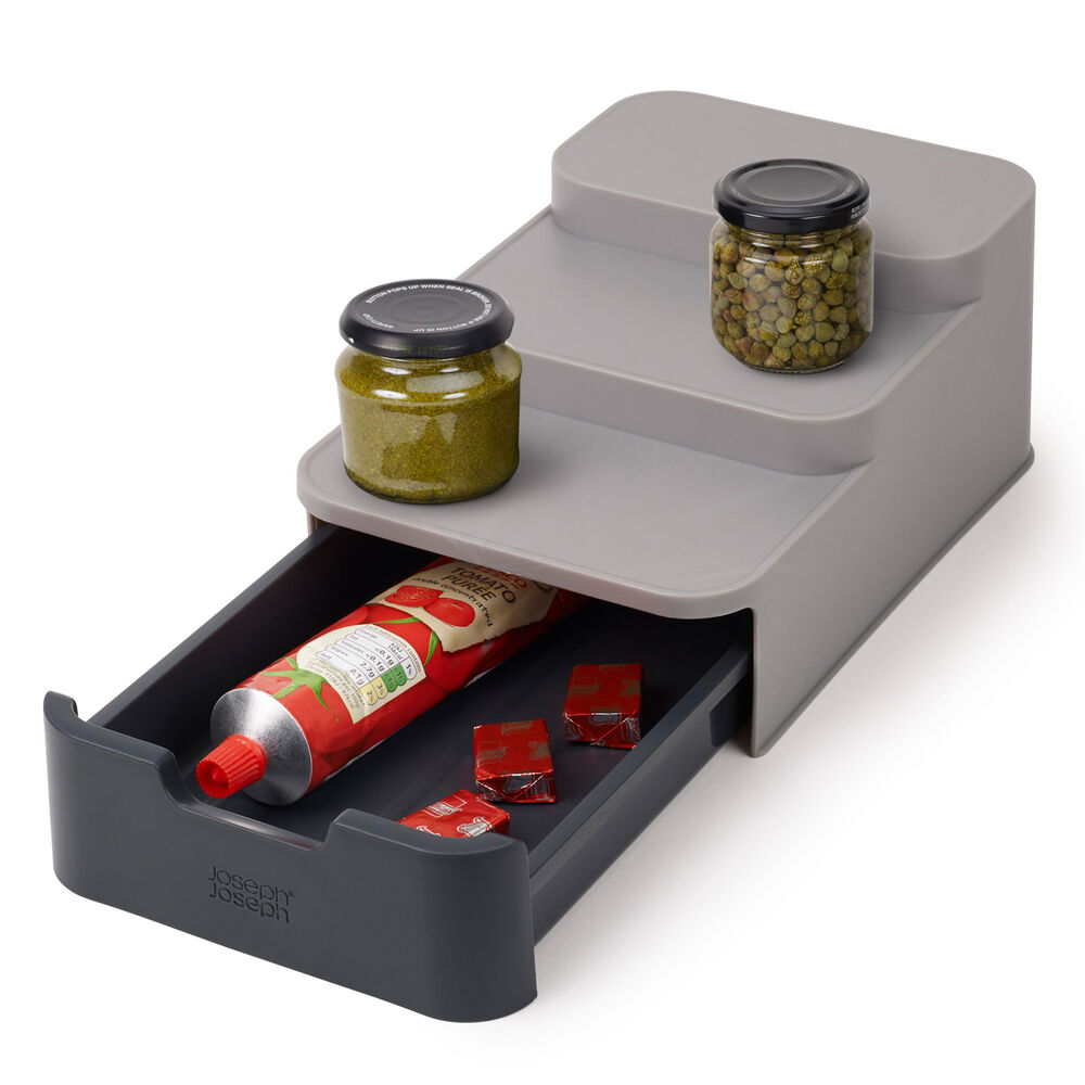 Joseph Joseph Tiered Cupboard Organizer With Drawer Sur La Table