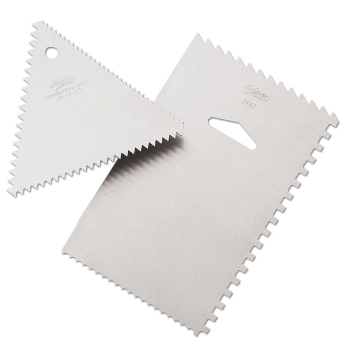 Ateco Large Rectangle Cake Decorating Comb Sur La Table