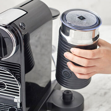 Nespresso CitiZ by De&#8217;Longhi Espresso Machine with Aeroccino3 Frother, Black