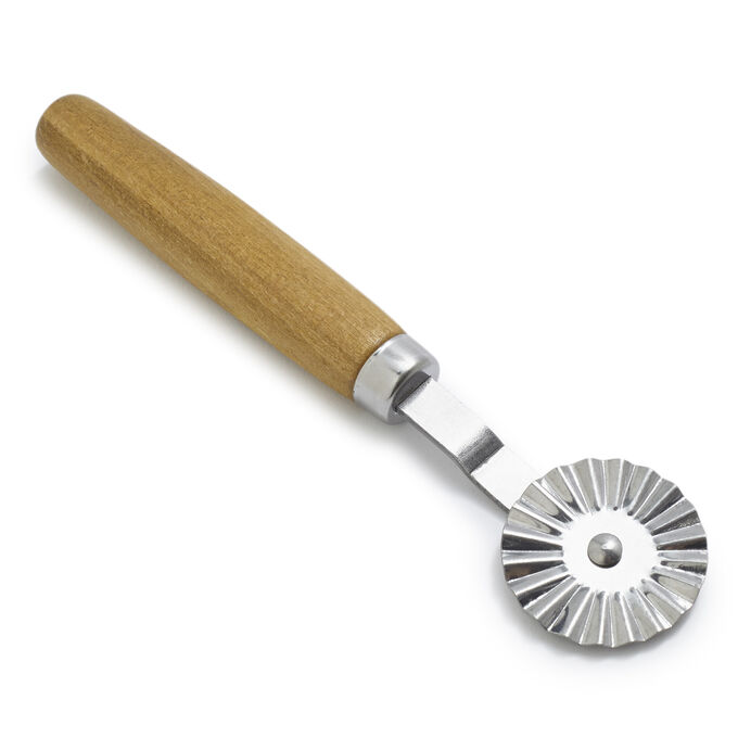 Ateco Fluted Pastry Wheel with Wood Handle