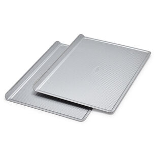 Sur La Table Platinum Pro Half Sheet Cookie Sheet Pan, Set of 2