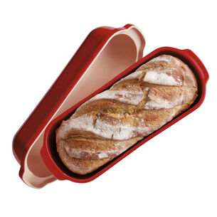 Emile Henry Burgundy Italian Bread Baker