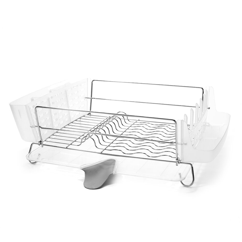 stainless steel folding dish drying rack