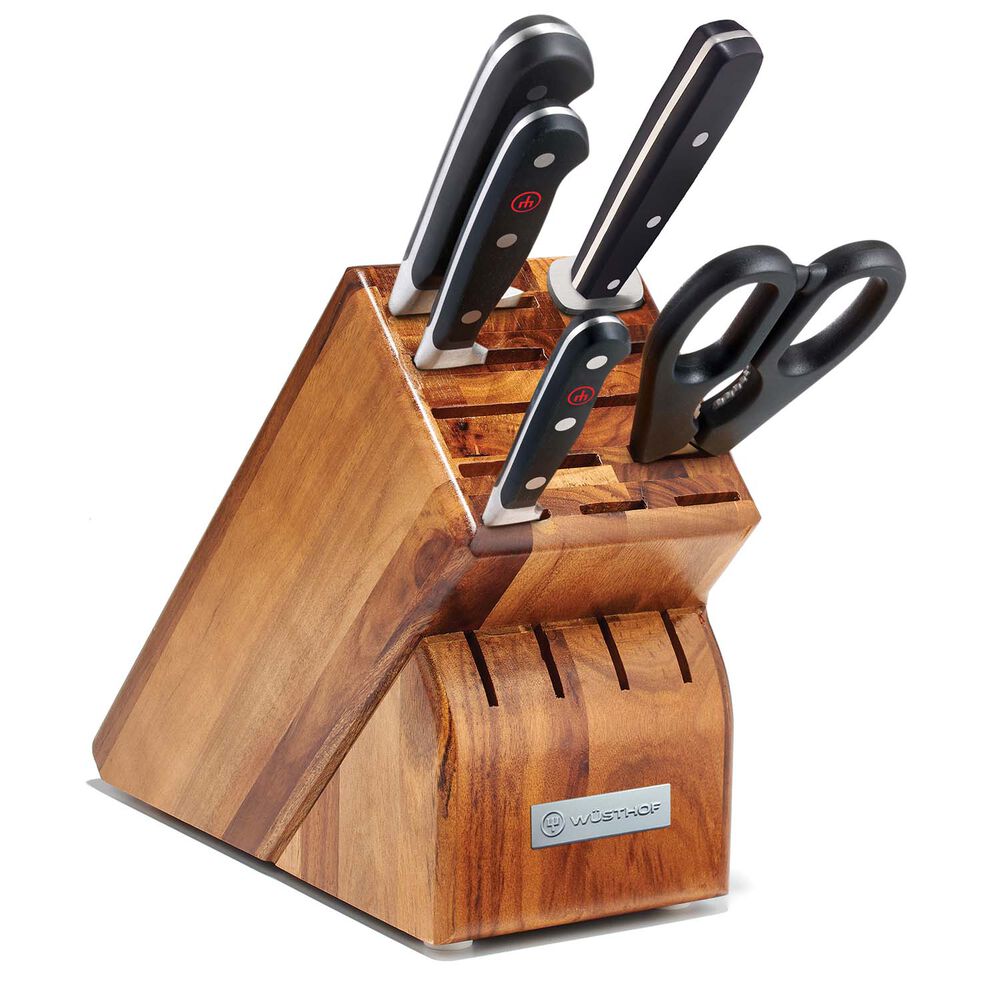 Wüsthof Classic 6-Piece Knife Block Set with Spoon | Sur La Table