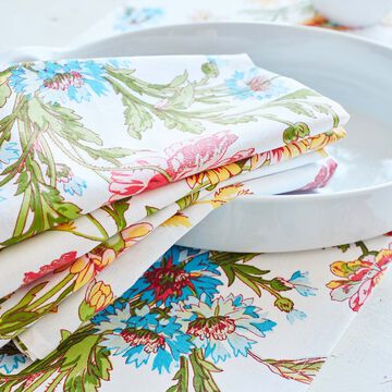 Wildflower Napkins by April Cornell, Set of 4