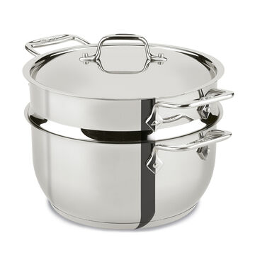 All-Clad Casserole with Lid and Steamer Insert, 5 qt.