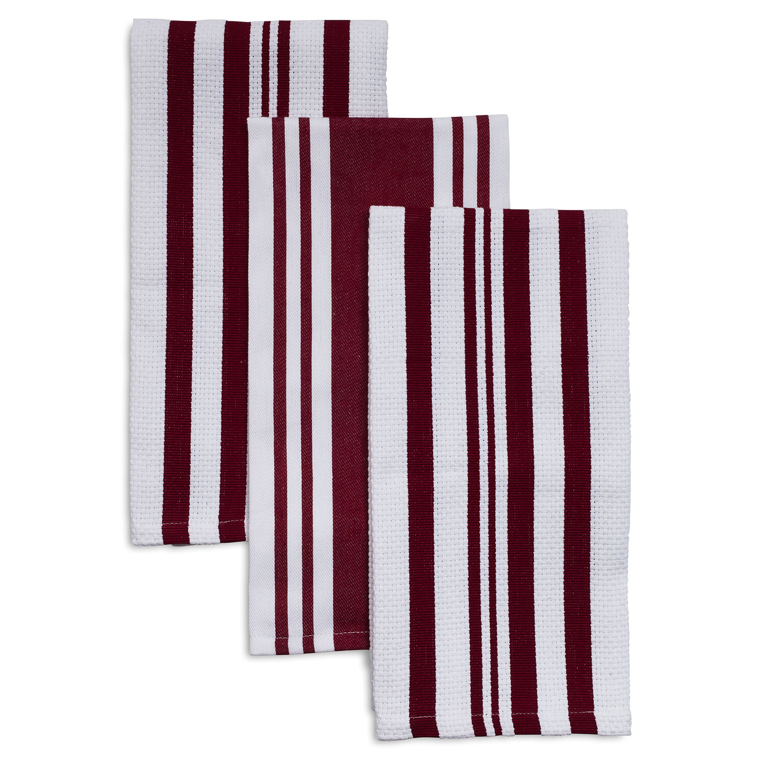 burgundy dish towels