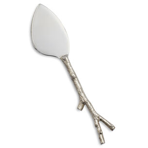 Silver Spade Twig Cheese Knife 