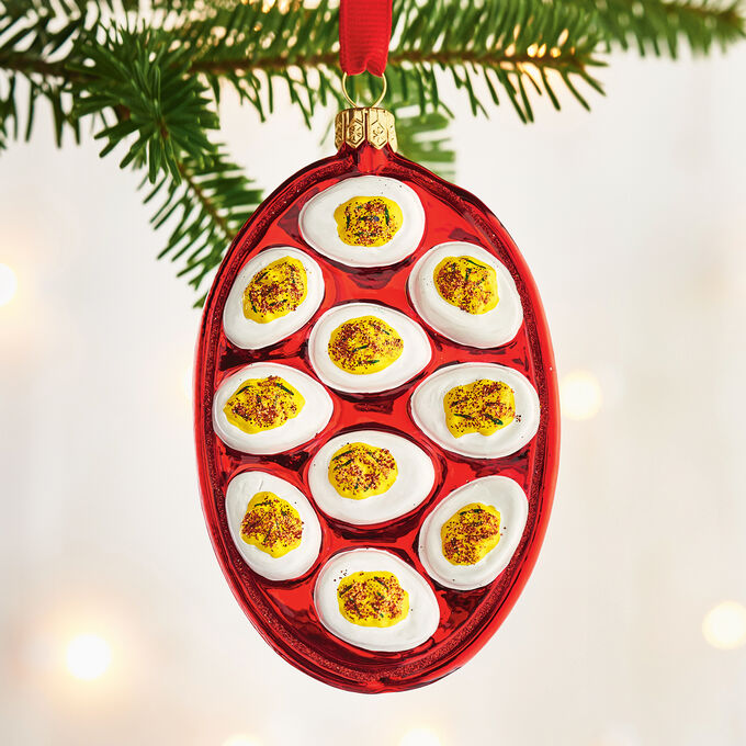 Deviled Egg Glass Ornament Sur La Table