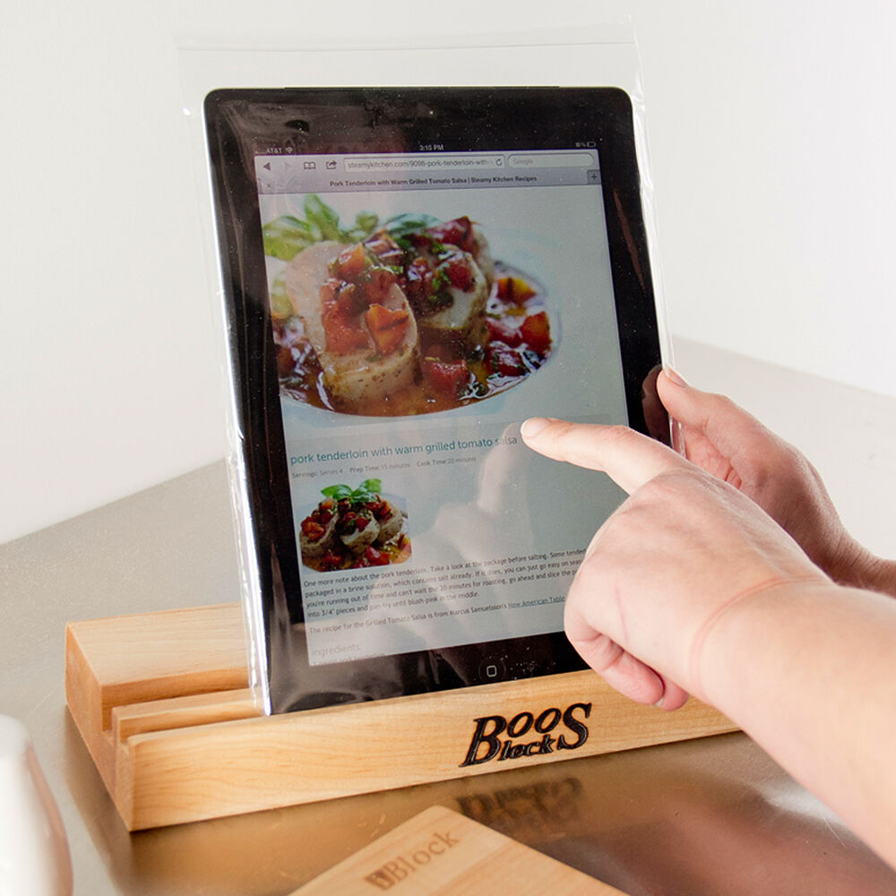 john boos co edge grain cutting boards with tablet stands