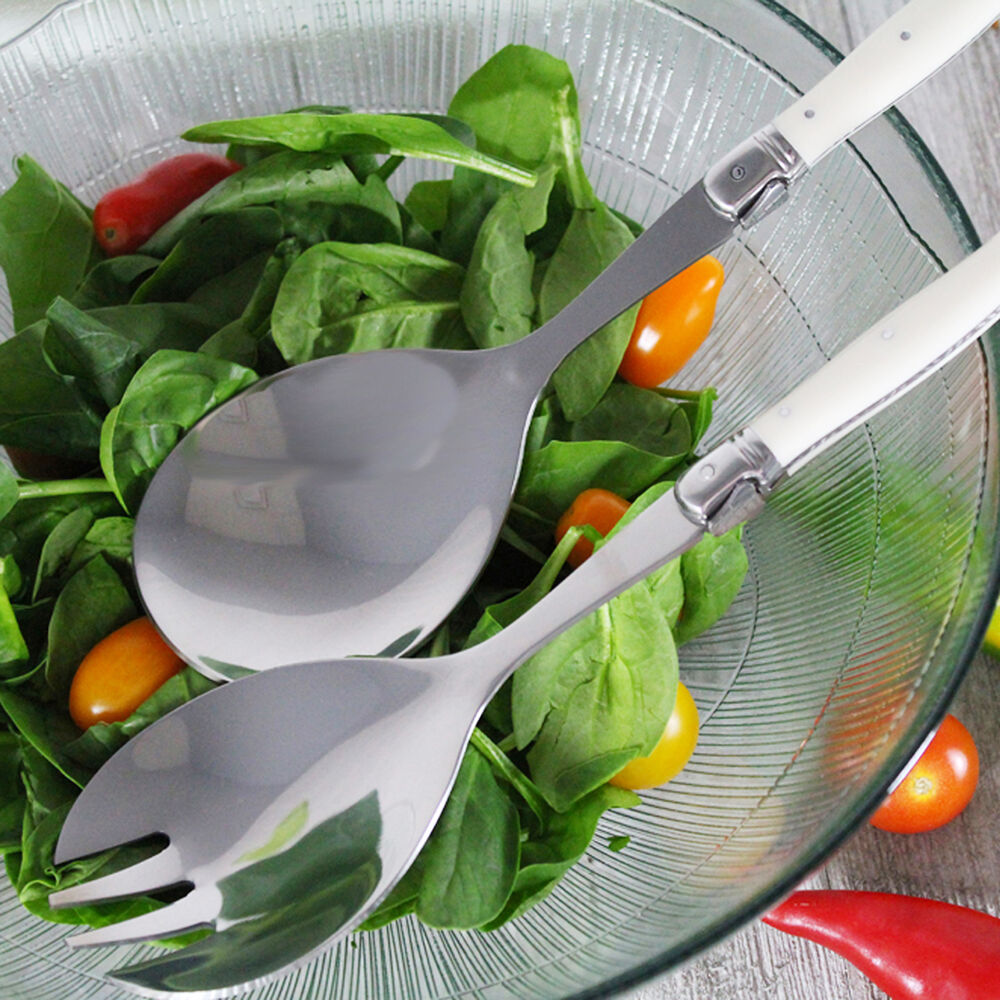 French Home Laguiole Connoisseur Salad Servers Set Of 2 Sur La Table