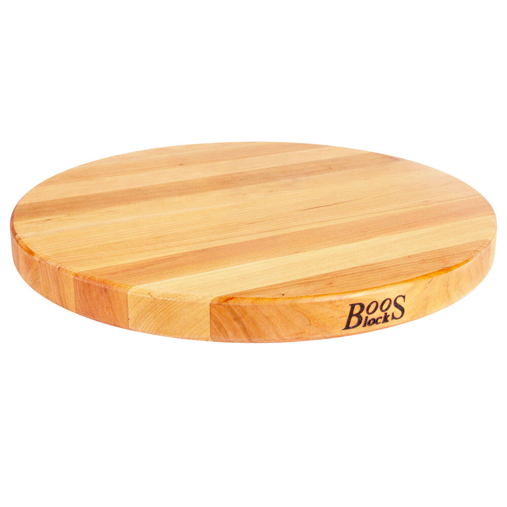 John Boos & Co. EdgeGrain Round Maple Cutting Board Sur La Table